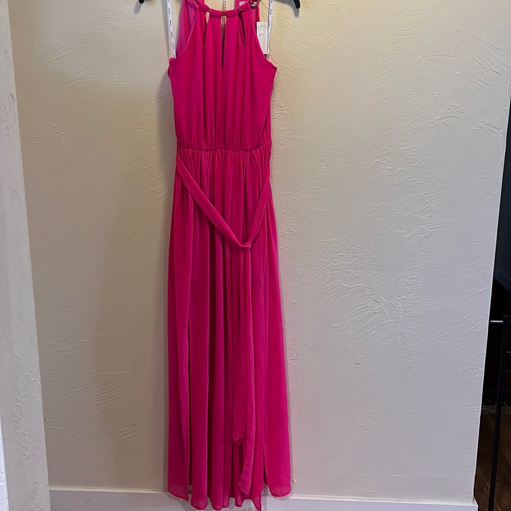 Papaya Long gown PINK Party dress Medium